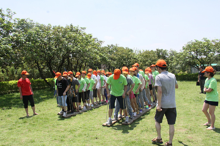 Team-building event at Qingyuan, 2014